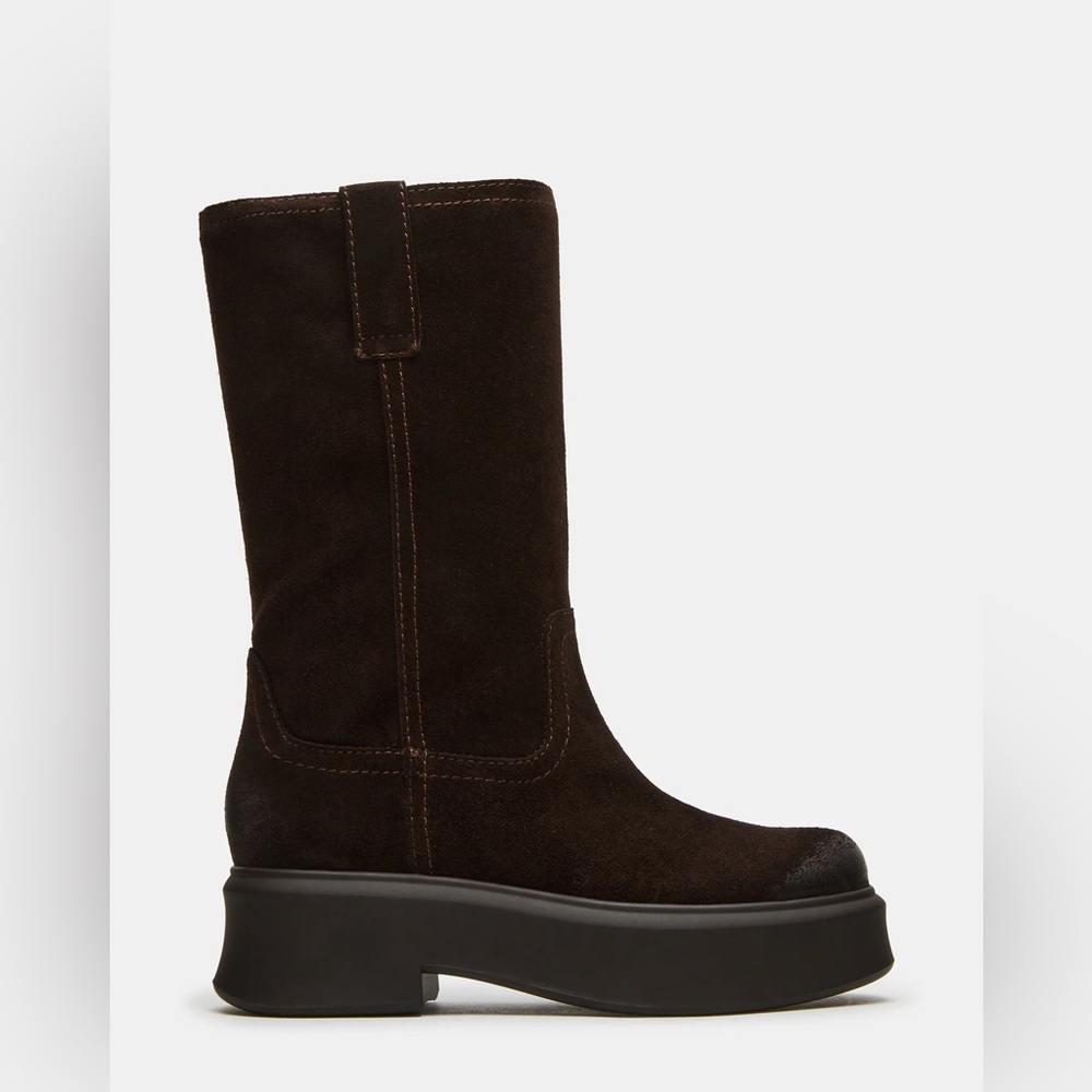 Steve Madden Brown Combat Boots